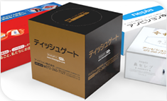 オリジナルBOX（箱）ティッシュ｜フルカラー・名入れ