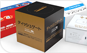 オリジナルBOX（箱）ティッシュ｜フルカラー・名入れ